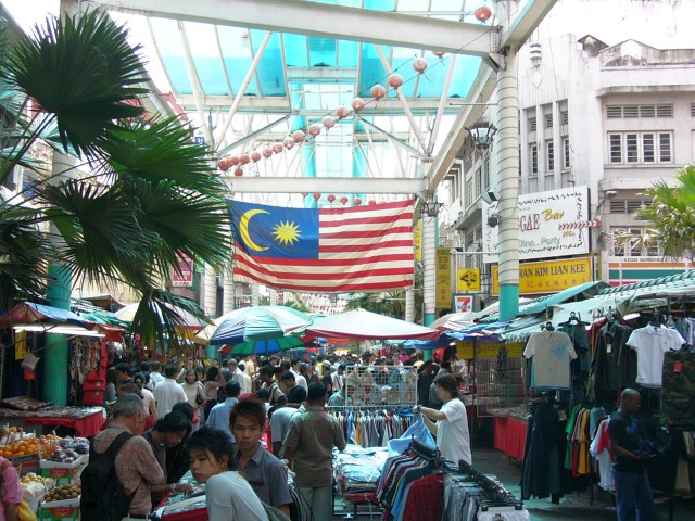 chinatown market in Kuala Lumpur